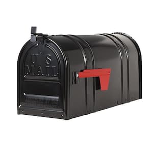 Carlton Post-Mount T2 Mailbox, Black