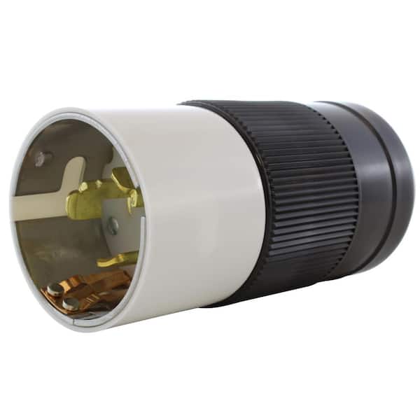 California Standard CS8365 50 Amp 3-Phase 250-Volt 4-Wire Locking Male Plug