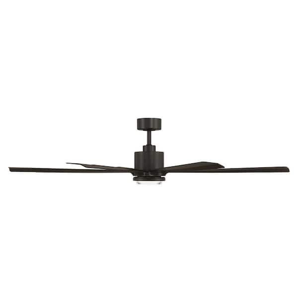 Size Matters 65 in. Smart Indoor/Outdoor Bronze Windmill Ceiling Fan Plus Selectable CCT Integrated LED Plus Remote