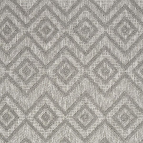 Gray 5 ft. x 7 ft. Woven Polypropylene, Polyester Indoor/Outdoor Area Rug