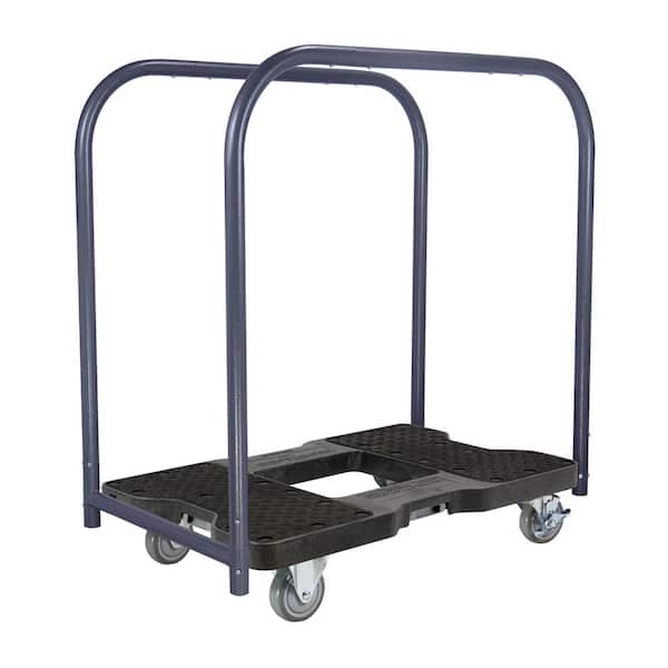 SNAP-LOC 1,500 lbs. Capacity Industrial Stength Professional E-Track Panel Cart Dolly in Black