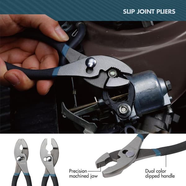 Anvil 2-Piece 6 in. Pliers Set 91742 - The Home Depot