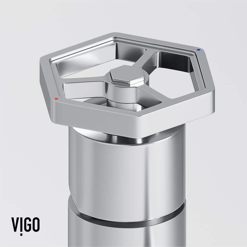 Ruxton Modern Chrome Single-Handle Vessel Bathroom Faucet
