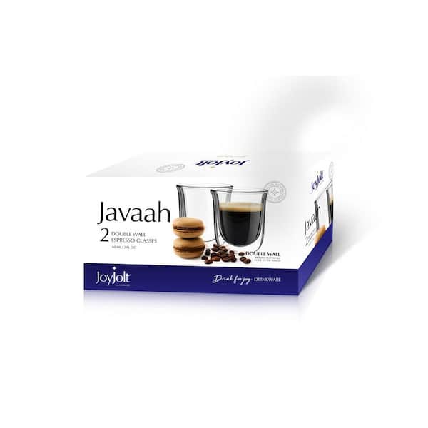 Reviews for JoyJolt Savor 5.4 oz. Double Wall Espresso Glasses (Set of 4)