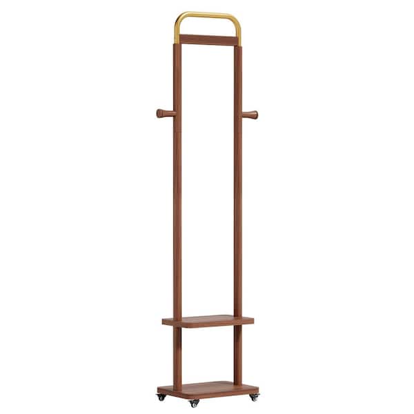 Miscool Avex 15.7 in. W x 71.2 in. H Brown Solid Wood Freestanding