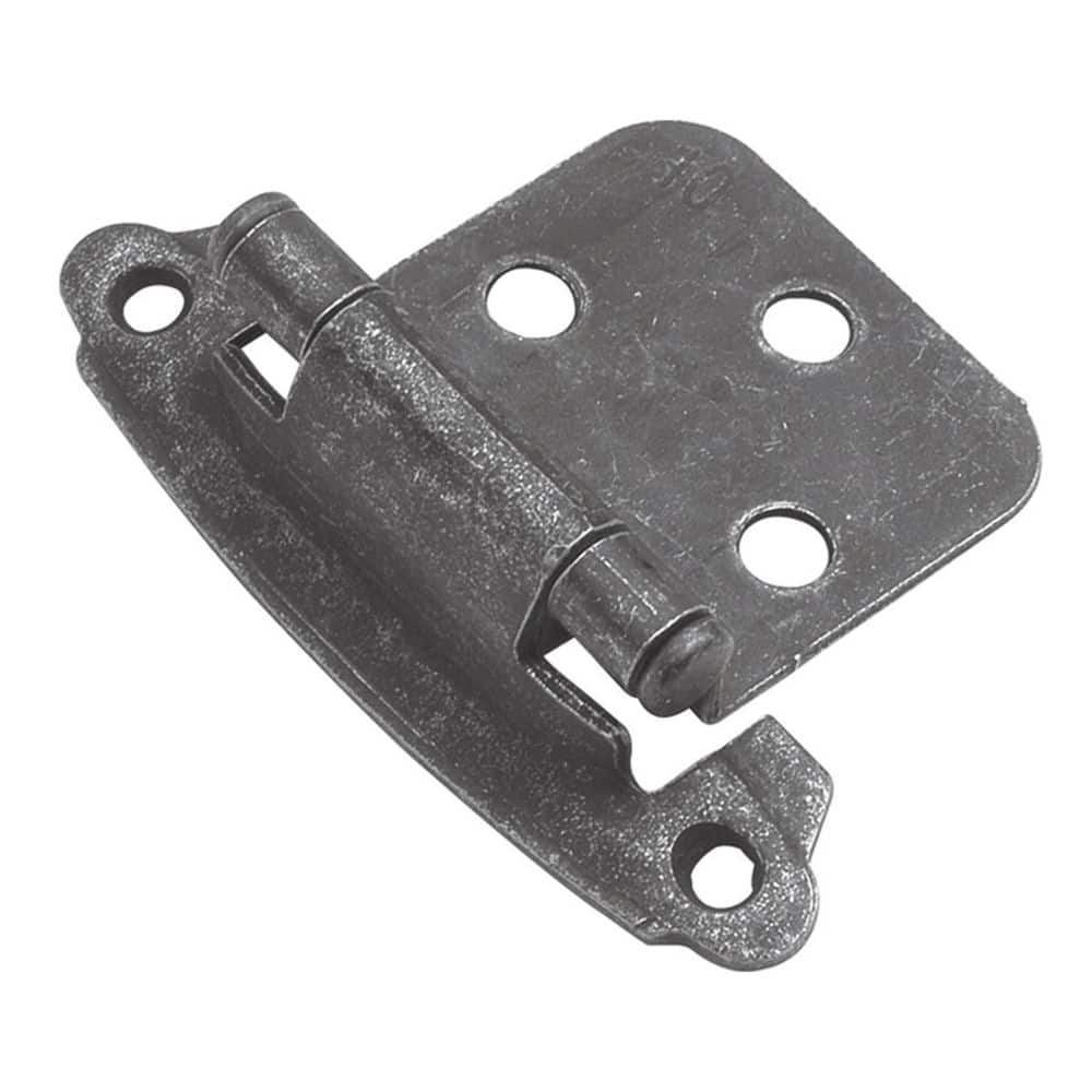 Hinge Variable Overlay Face Frame Self-Closing Vibra Pewter Cabinet Hinge (5-Pairs) price history on PriceWatchPro
