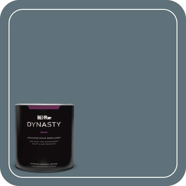 BEHR DYNASTY 1 qt. #ECC-64-3 Desert Night Eggshell Enamel Interior Stain-Blocking Paint and Primer