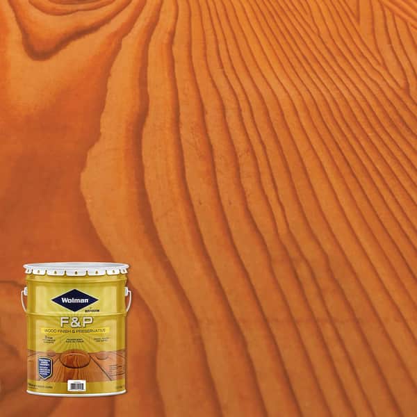 Wolman 5 Gal. F&P Redwood Exterior Wood Stain Finish and Preservative