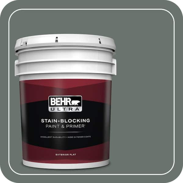 BEHR ULTRA 5 gal. #PPU12-18 Heritage Park Flat Exterior Paint & Primer