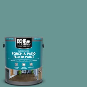 1 gal. #PFC-48 Aqua Marble Gloss Enamel Interior/Exterior Porch and Patio Floor Paint