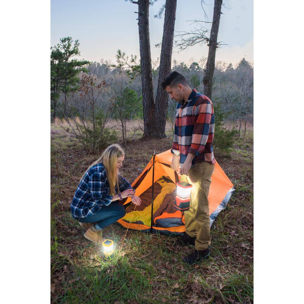 Orange 2-Person Three Season Backpacking Tent with Carry Bag