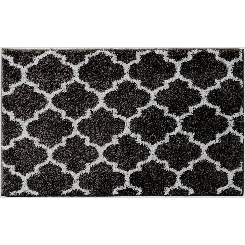 Seyward Titanium 2 ft. x 3 ft. Trellis Area Rug price history on PriceWatchPro