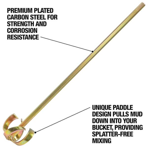 DEWALT 13 in. Gold Pro Mixing Paddle with 2 in. Head