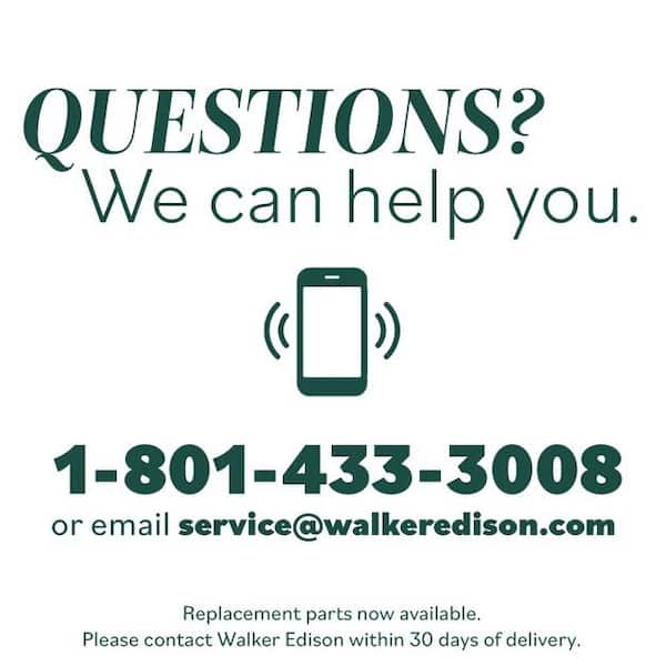 Walker Edison Furniture Company - 58" Transitional Fireplace Glass Wood TV Stand Entertainment Center - Driftwood