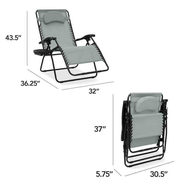 Best Choice Products Oversized Zero Gravity Folding Reclining