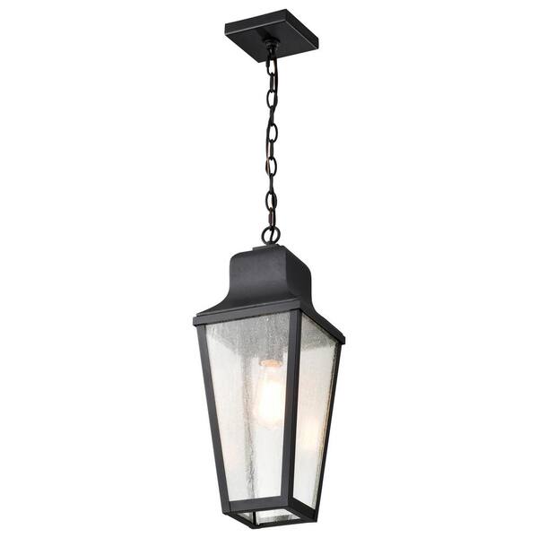Lawrence 1-Light Black Classic Outdoor Lamp Post with Clear Beveled Glass Shade Lawrence 1-Light Black Classic Outdoor Lamp Post with Clear Beveled Glass Shade