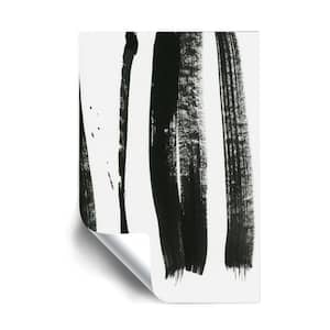 Black on white 3 Removable Wall Mural