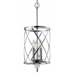 Vanessa 3-Light Chrome Chandelier