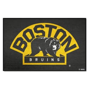 Boston Bruins Black Starter Mat Accent Rug - 19in. x 30in.