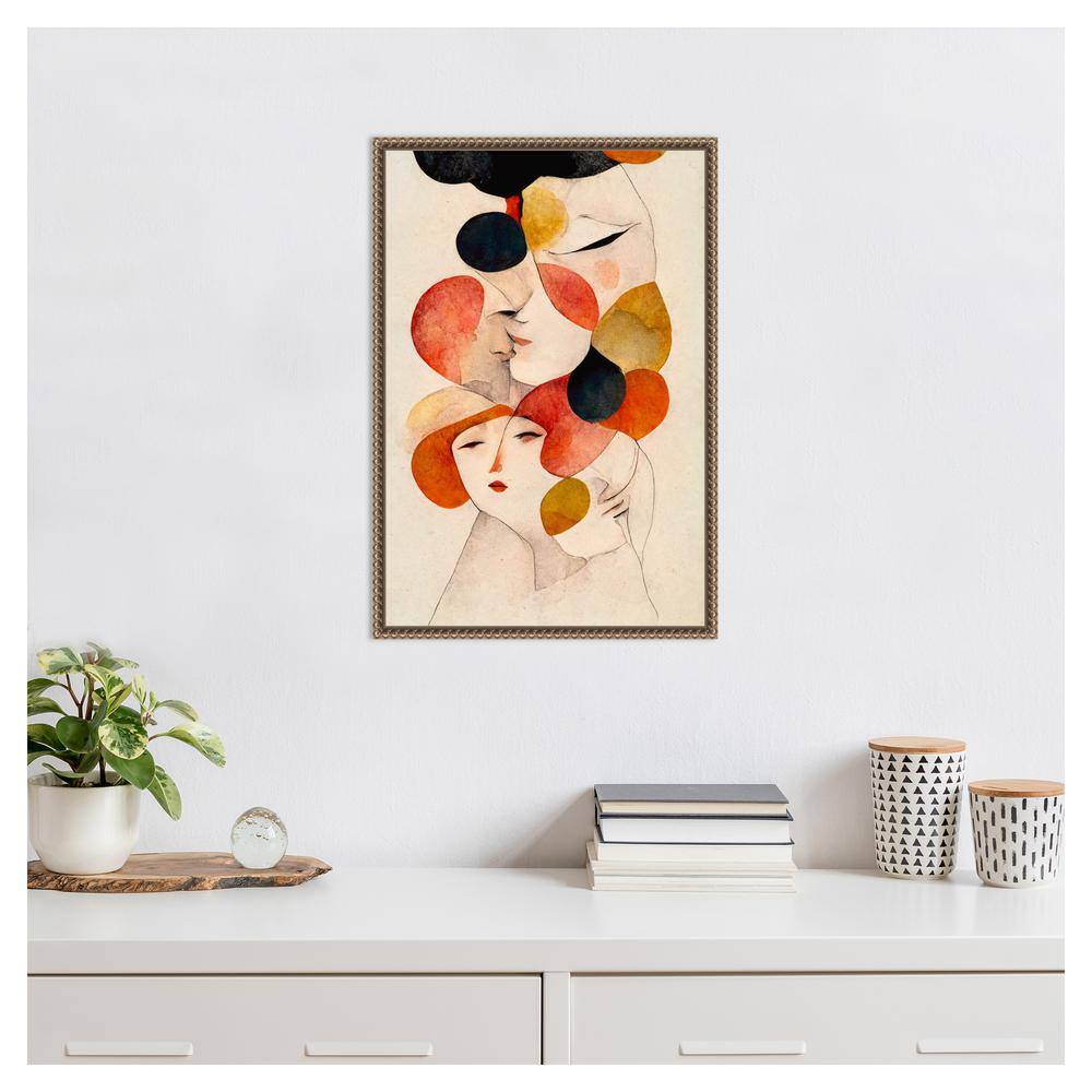 Abstract Devotion Beaded Framed Canvas Wall Art, 16 x 23