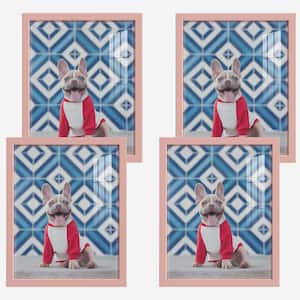 Wexford Home Textured 3.5 in. x 5 in. Pink Picture Frame (Set of 6) WF106A-6  - The Home Depot