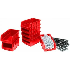 7.6 in. Small Stackable Bin Trays (8-Piece)