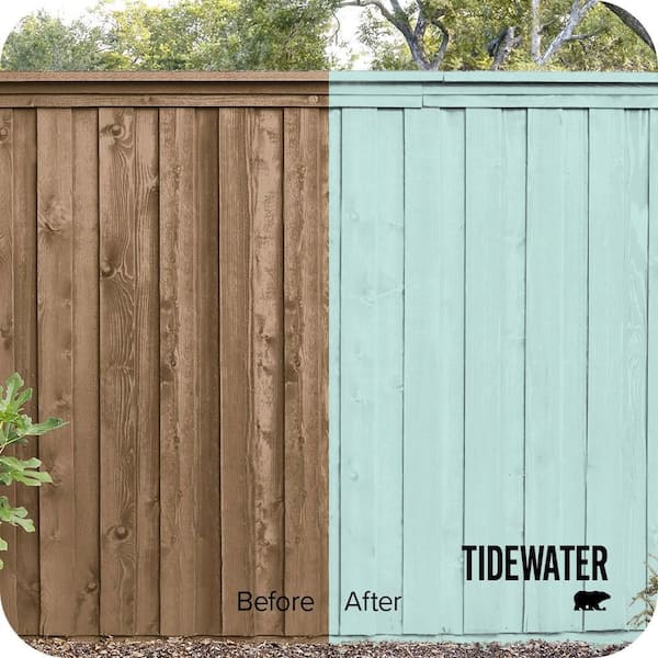 1 gal. #M450-2 Tidewater Solid Color House and Fence Exterior Wood Stain