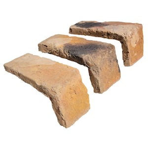 Old Chicago Buff 7.08 in. x 2.50 in. Thin Brick 7.87 lin. ft. Corners Manufactured Stone Siding