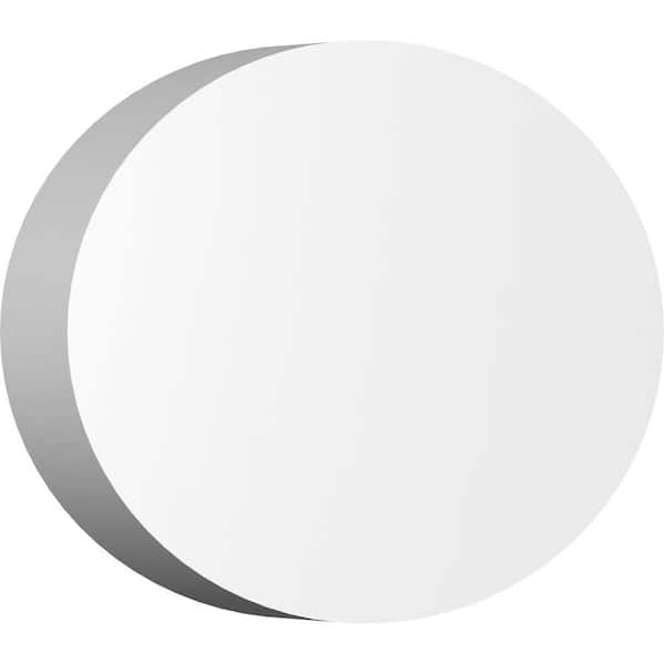 Ekena Millwork 7 in. W x 4-3/4 in. H x-3/4 in. P Standard Dalton Rosette with Square Edge (2-Pack)