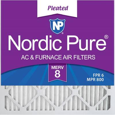 12 x 12 x 1 Dust Reduction Pleated MERV 8 - FPR 6 Air Filter (3-Pack)