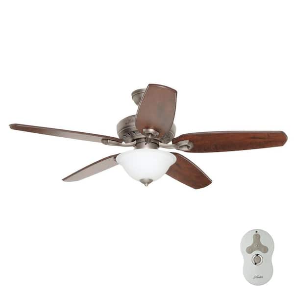 Hunter Fairhaven 52 in. Antique Pewter Indoor Ceiling Fan with Light Kit and Remote