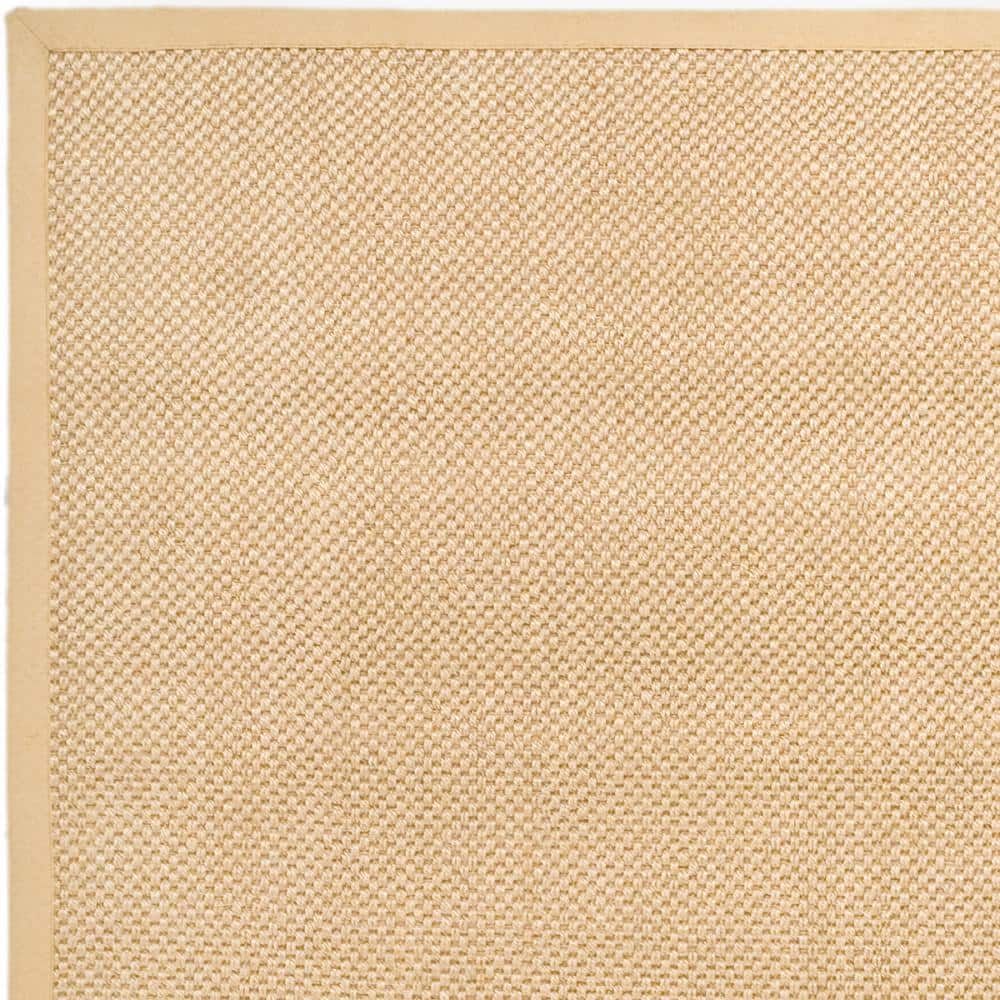 Maize Wheat Hand-Knotted Cotton Area Rug 5' x 8'