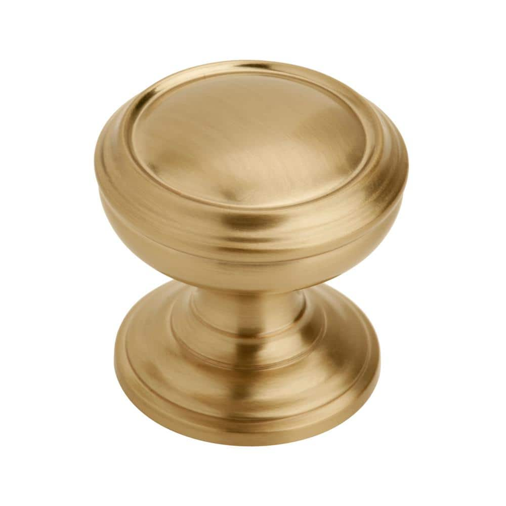 Amerock Ville 1-1/8 in (29 mm) Diameter Champagne Bronze Cabinet Knob