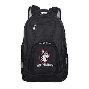 NCAA Northeastern 19 in. Black Laptop Backpack