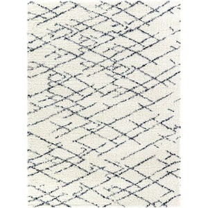 Bramante Navy 7 ft. 10 in. x 10 ft. Abstract Area Rug