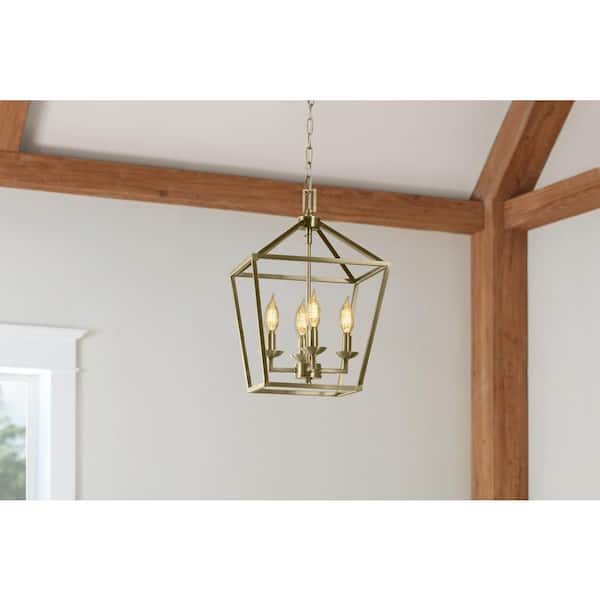 60-Watt Equivalent BA11 Dimmable E12 Candelabra Fine Bendy Filament LED Vintage Edison Light Bulb Amber (3-Pack)