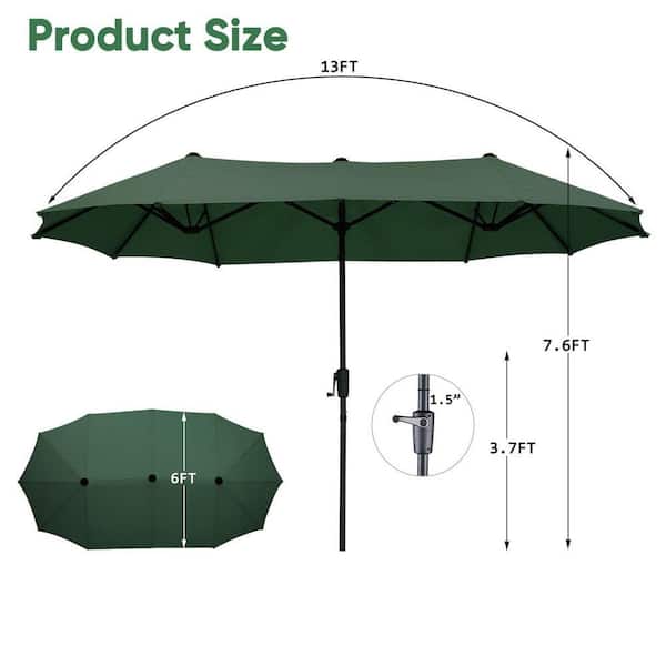 best choice products patio umbrella 9 Best Choice Products 9ft Deep Square Solar LED Lighted Patio Umbrella w/ Woodgrain Pattern, UV-Resistant