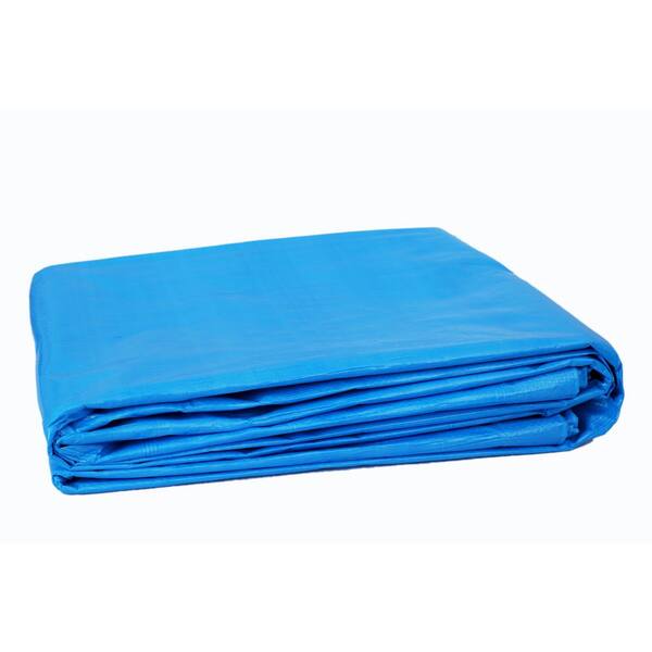 11ft x 15ft Light Blue Light Duty Tarp 70001 - The Home Depot