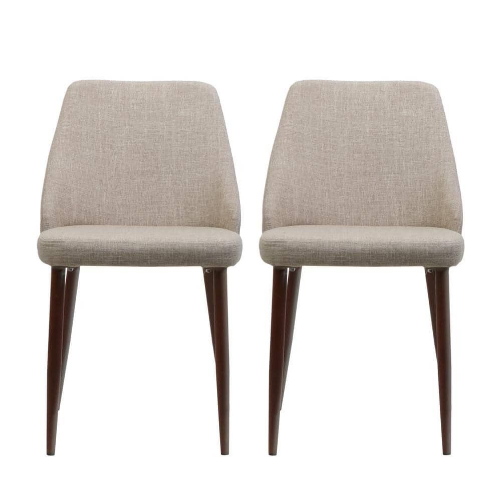 Marlee Wheat Fabric Dining Chairs (Set of 2) 12140 - The Home Depot