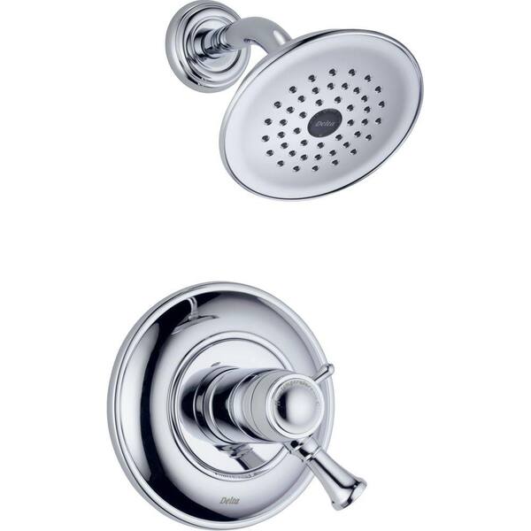 Delta Lockwood Single-Handle Thermostatic Shower and Trim Kit Only in Chrome-DISCONTINUED