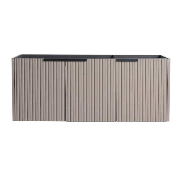 48 in. Bath Vanity Cabinet without Top in khaki Unassembled