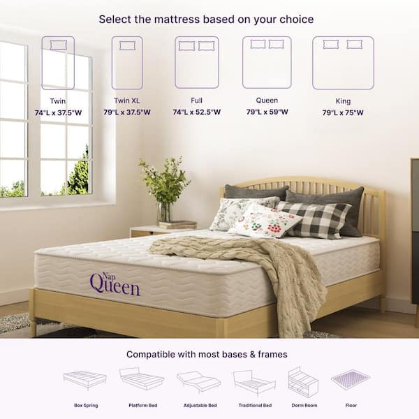 Elsa Twin XL Medium Innerspring 6 in. Mattress