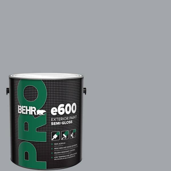 BEHR PRO 1 gal. #ECC-33-1 Iron Wood Semi-Gloss Exterior Paint