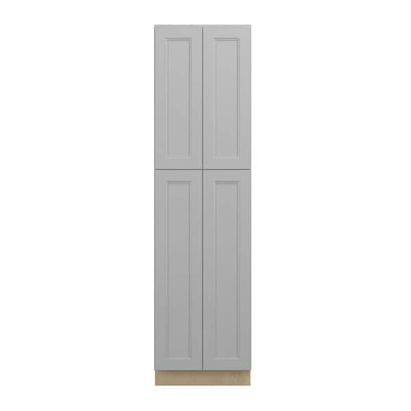 Kunal Kitchens Rockingham Recessed 24 in. W x 90 in. H x 24 in. D in Painted Stratus Plywood Assembled Pantry Cabinet
