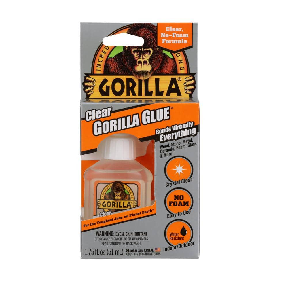 Gorilla 1.75 oz. Clear Glue 4500100 - The Home Depot