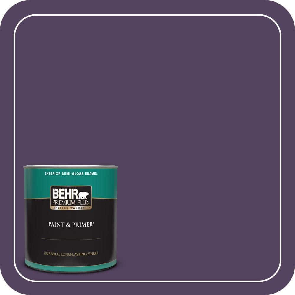 1 qt. #S-H-670 Plum Semi-Gloss Enamel Exterior Paint & Primer price history on PriceWatchPro