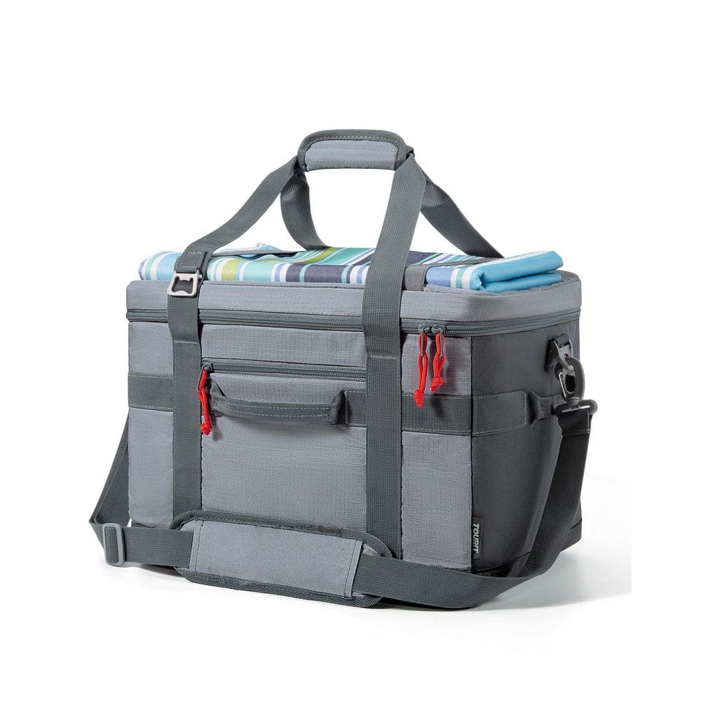33 qt. Soft Sided Cooler Bag, Large Collapsible and Leakproof Ice Chest for Picnic, Beach, Camping, Travel, Gray price history on PriceWatchPro