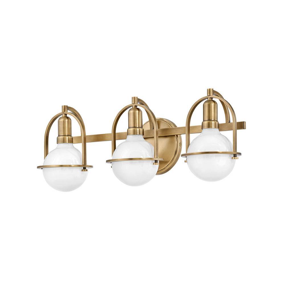 Somerset Heritage Brass 3-Light Dimmable Bath Vanity
