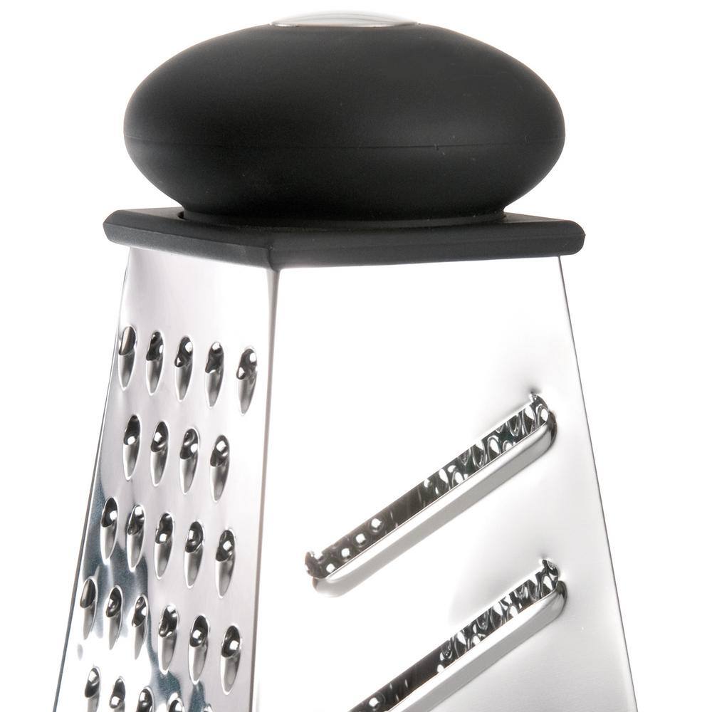 Essentials 9" Stainless Steel 4-Sided Square Grater