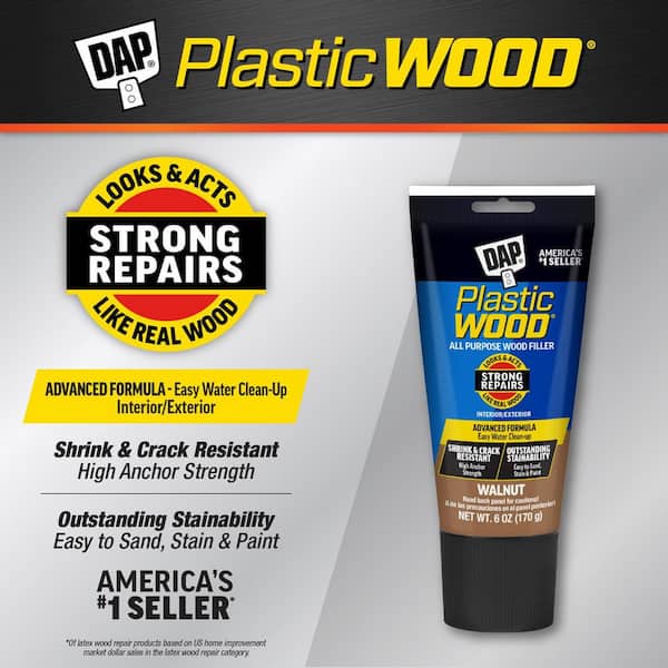 Plastic Wood 6 oz. Walnut Latex Wood Filler